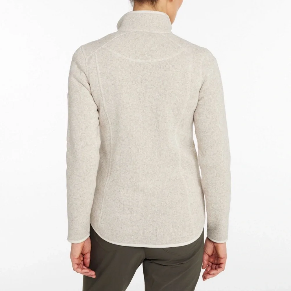 L.L. Bean Women’s Sweater Fleece Full Zip up Jacket - Picture 8 of 9